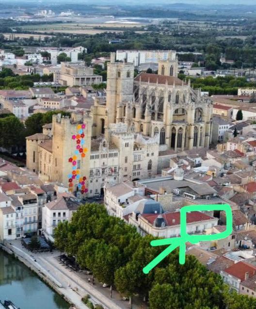 Coural' Chic Lägenhet Narbonne Exteriör bild